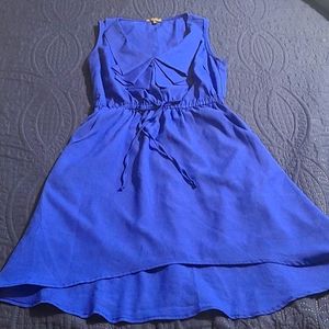 Royal Blue Hi-Lo dress